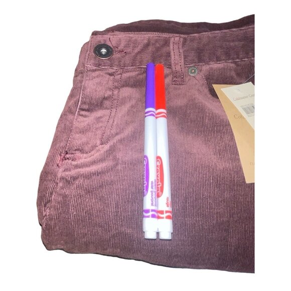 COLDWATER CREEK Women's Size 4 Burgundy Corduroy Bootcut Jeans Retail $69.95 - Picture 12 of 12